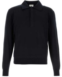 Saint Laurent - Tops ,Blauw ,Katoen Polo - Lyst