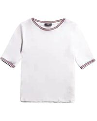 Fay - Tops ,Wit ,Witte T-Shirts En Polo Collectie - Lyst