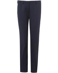 Lardini - Blauwe Klassieke Wollen Broek - Lyst