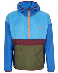 COTOPAXI - Fitness ,Veelkleurig ,Polyester Seattle Half-Zip Windbreaker - Lyst