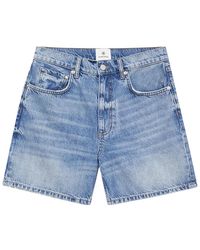 Anine Bing - Short Heath Denim Shorts - Lyst