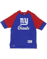 Mitchell & Ness - Nfl Fleece Hoodie Korte Mouw Blauw - Lyst