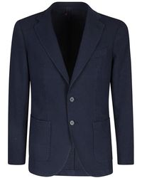Santaniello - Baumwoll-Gabardine-Jacke High Twist - Lyst