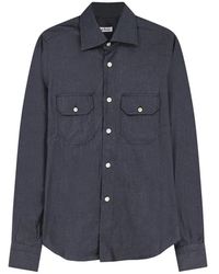 Kiton - Denim Shirts - Lyst