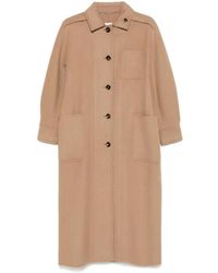 Max Mara - Jassen ,Wol Aldo Single-Breasted Jas - Lyst