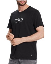 Ralph Lauren - Tops ,Zwart ,Katoen T-Shirt - Lyst