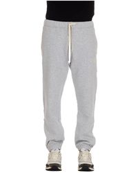 Autry - Broeken ,Grijs ,Katoen Grijze Broek Met Elastische Taille - Lyst