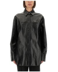 Sportmax - Borel Leren Jas - Lyst