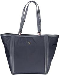 Tommy Hilfiger - Blau umhängetasche mit verstellbaren griffen - Lyst