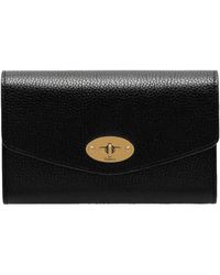 Mulberry - Klassische Schwarze Leder Geldbörsen Kartenhalter - Lyst