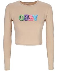 Obey - Long Sleeve T-Shirts - Lyst