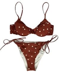 MC2 Saint Barth - Badmode ,Rood ,Rood Zee Kleding Met Polka Dots - Lyst