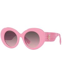 Burberry - Gafas de sol margot rosa/rosa gris degradado - Lyst