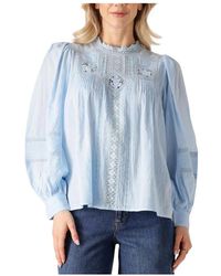 Vanessa Bruno - Elegante Hellblaue Calin Bluse - Lyst