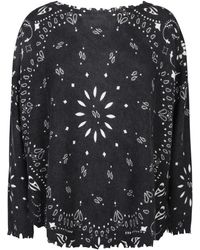 Kujten - Truien & Vesten ,Zwart ,Wol Mela Bandana Sweater - Lyst