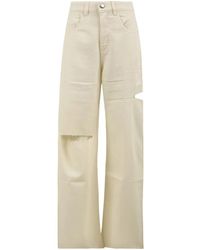 ICON DENIM - Jeans ,Wit ,Katoen Poppy Wide Leg Jeans - Lyst