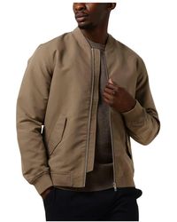 Elvine - Jassen ,Trendy Taupe Jas Voor Mannen - Lyst