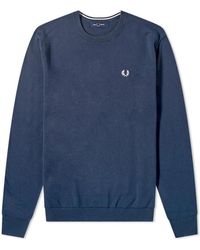 Fred Perry - Klassische Crew-Strickwaren. - Lyst