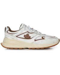 DSquared² - Schoenen ,Wit ,Leer Sneakers - Lyst