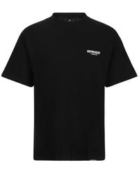 Represent - Tops ,Zwart ,Katoen Katoenen T-Shirt - Lyst
