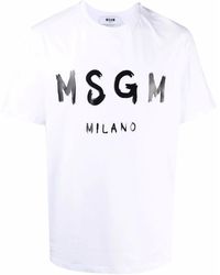MSGM - T-Shirts - Lyst