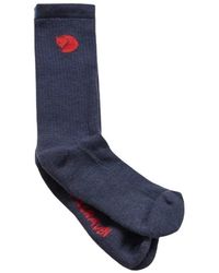 Fjallraven - Ondergoed ,Blauw ,Wol Wool Socks F13100211-560 - Lyst