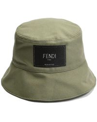 Fendi - Bucket Hat Met Logo - Lyst