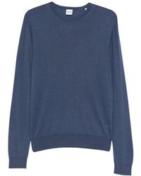 Aspesi - Truien & Vesten ,Blauw ,Rondgebreide Trui - Lyst