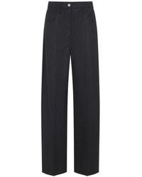 Prada - Broeken ,Grijs ,Wol Elegante Grijze Wollen Broek Aw 25 - Lyst