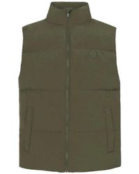J.O.T.T - Jassen ,Groen ,Polyester Nagano Mouwloze Donzen Jas - Lyst