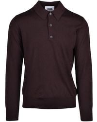 Alpha Studio - Strickpolo - Lyst