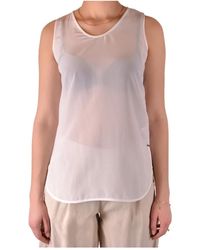 Woolrich - Sleeveless Tops - Lyst
