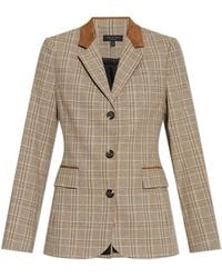 Rag & Bone - Jassen ,Wol Geruite Patroon Blazer - Lyst