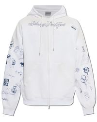Balenciaga - Classic Ink Zip-Up Hoodie - Lyst