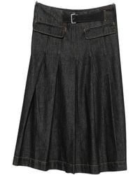 Semicouture - Denim Skirts - Lyst