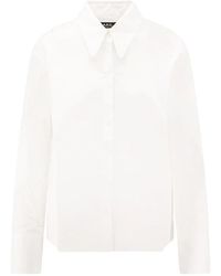 A.P.C. - Overhemden ,Wit ,Katoen Bianca Shirt - Lyst