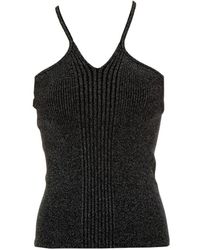 Samsøe & Samsøe - Glitzerndes Camisole-Top Mit Überkreuzten Trägern - Lyst