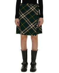 Burberry - Short Skirts - Lyst