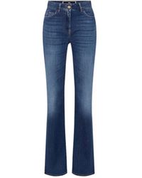 Elisabetta Franchi - Jeans > flared jeans - Lyst