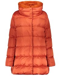 Herno - Jassen ,Oranje ,Polyester Modern Down Jacket - Lyst