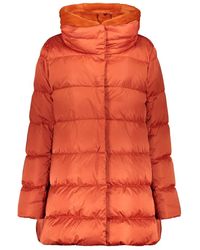 Herno - Jassen ,Oranje ,Polyester Modern Down Jacket - Lyst
