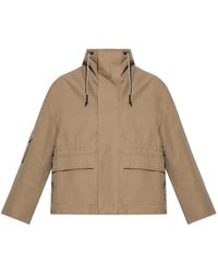 Rethinkit Studios - Jassen ,Katoen Oversized Jas Met Opstaande Kraag - Lyst