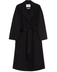 IVY & OAK - Midi Wollen Jas Met Riem En Zakken - Lyst