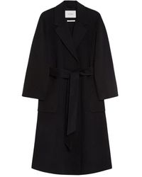 IVY & OAK - Midi wollmantel mit gürtel und taschen - Lyst
