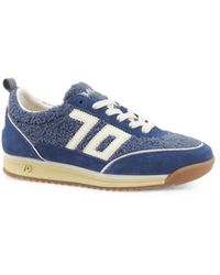 Back70 - Schoenen ,Blauw ,Leer Cloud Sneaker - Lyst