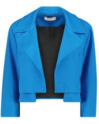 Dorothee Schumacher Cropped Charisma Jacket - Blauw