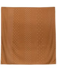 Destin - Accessoires ,Bruin ,Wol Judy Carre 90X 90 Sjaal - Lyst