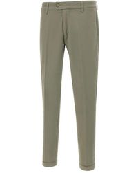 Re-hash - Broeken ,Groen ,Katoen Mucha 10 Slim-Fit Broeken - Lyst
