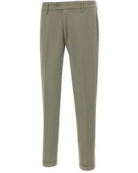 Re-hash - Broeken ,Groen ,Katoen Mucha 10 Slim-Fit Broeken - Lyst