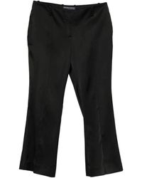 Ermanno Scervino - Broeken ,Zwart ,Uitlopende Broeken - Lyst